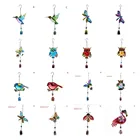 Ветряные колокольчики ручной работы в виде птицы, подвесные украшения для стен, окон, дверей, винтажные украшения для дома, декоративные поделки, 23 вида