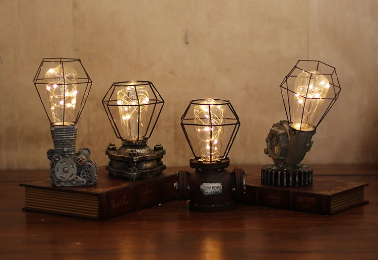 Каучуковые в европейском стиле водяные трубы двигателя небольшой ночник