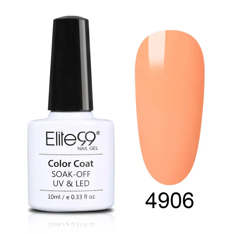 Elite99 10ml Macaron Candy Color Nail Gel Polish Vernis Semi Permanent UV Lacquer Art Varnish Soak Off | Красота и здоровье