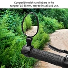 Руль для велосипеда зеркало для велосипеда объектив заднего вида широкоугольное безопасное зеркало для горного велосипеда широкоугольный отражатель объектива