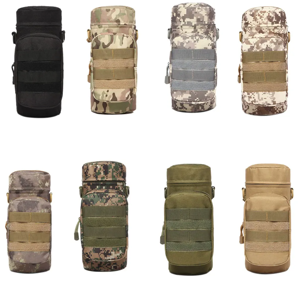 

Уличная сумка для бутылки Molle, сумка для воды для скалолазания, пешего туризма, кемпинга, карман для переноски велосипедного чайника