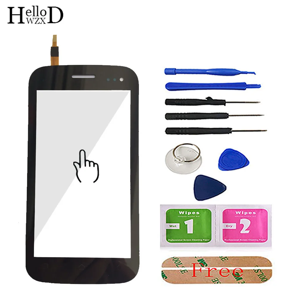 Стекло сенсорного экрана для Fly IQ450 450 сенсорное стекло дигитайзер панель