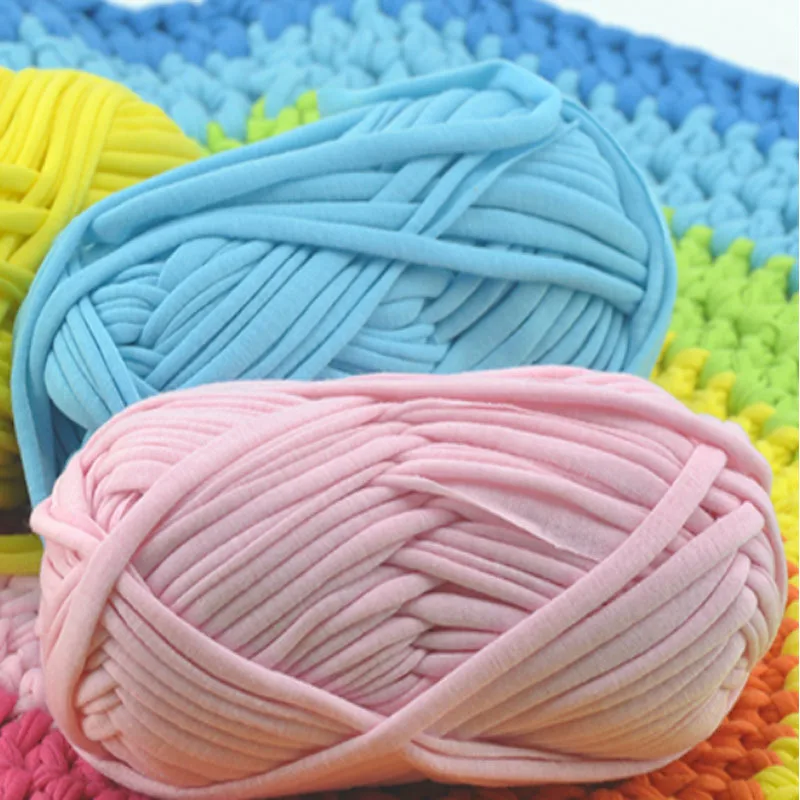 [2 мяча * 100 г] 100% лавсановая трикотажная пряжа для ручного вязания и крючком