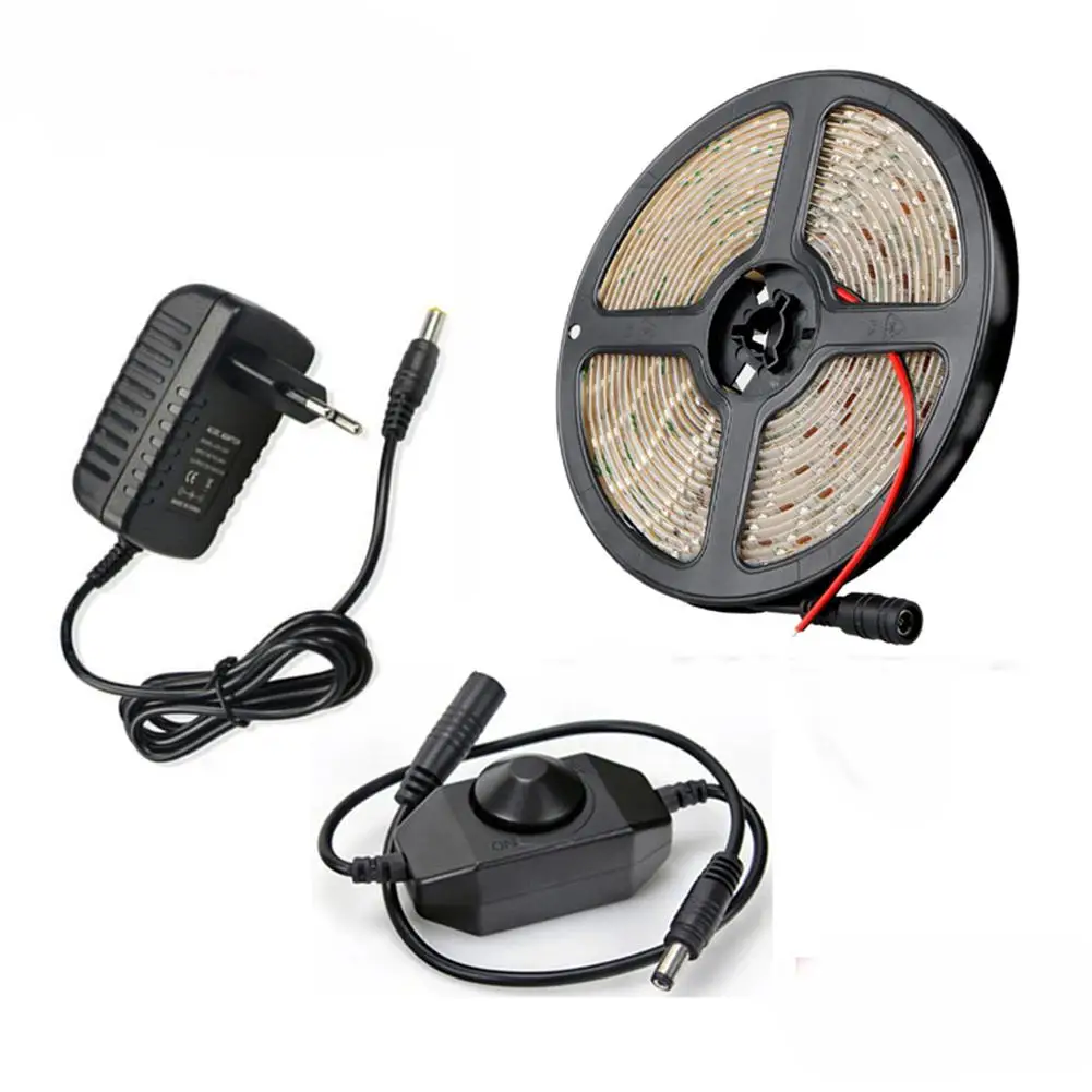 

HiMISS 5M Sterilize Money Detect UV Strip Light 390-400nm 12V 300LEDs European Regulation