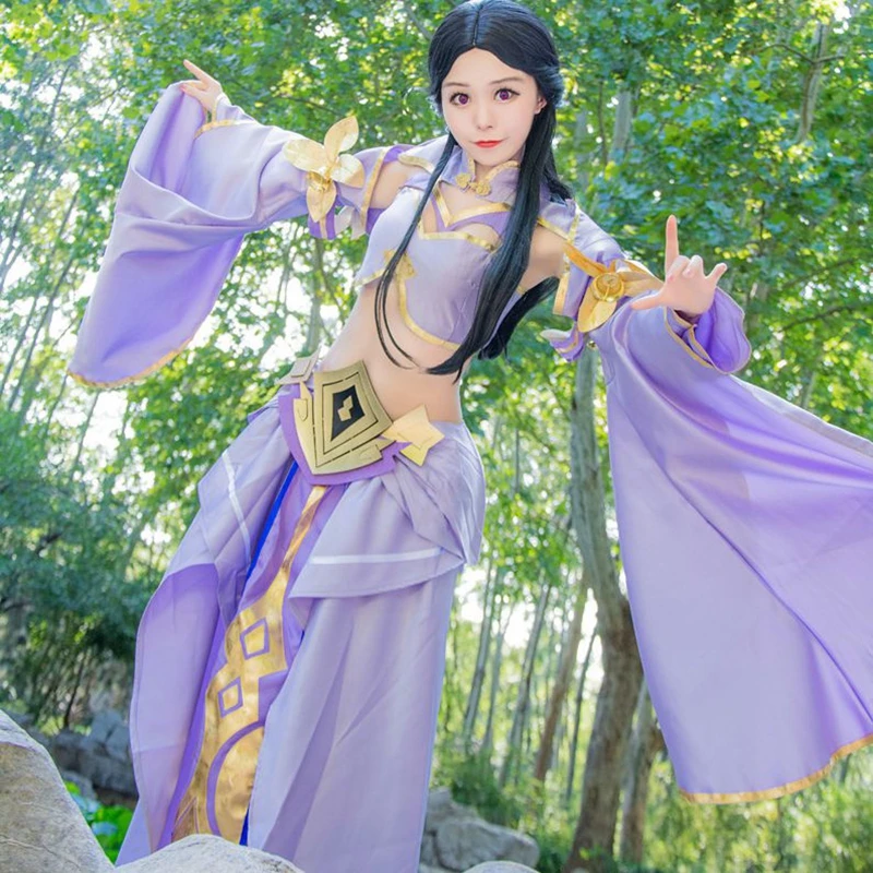 

Game King COS Clothing Luna Zixia Fairy Skin Glory COS Clothing Ancient Style Women's Clothing Cosplay Halloween Party Costume