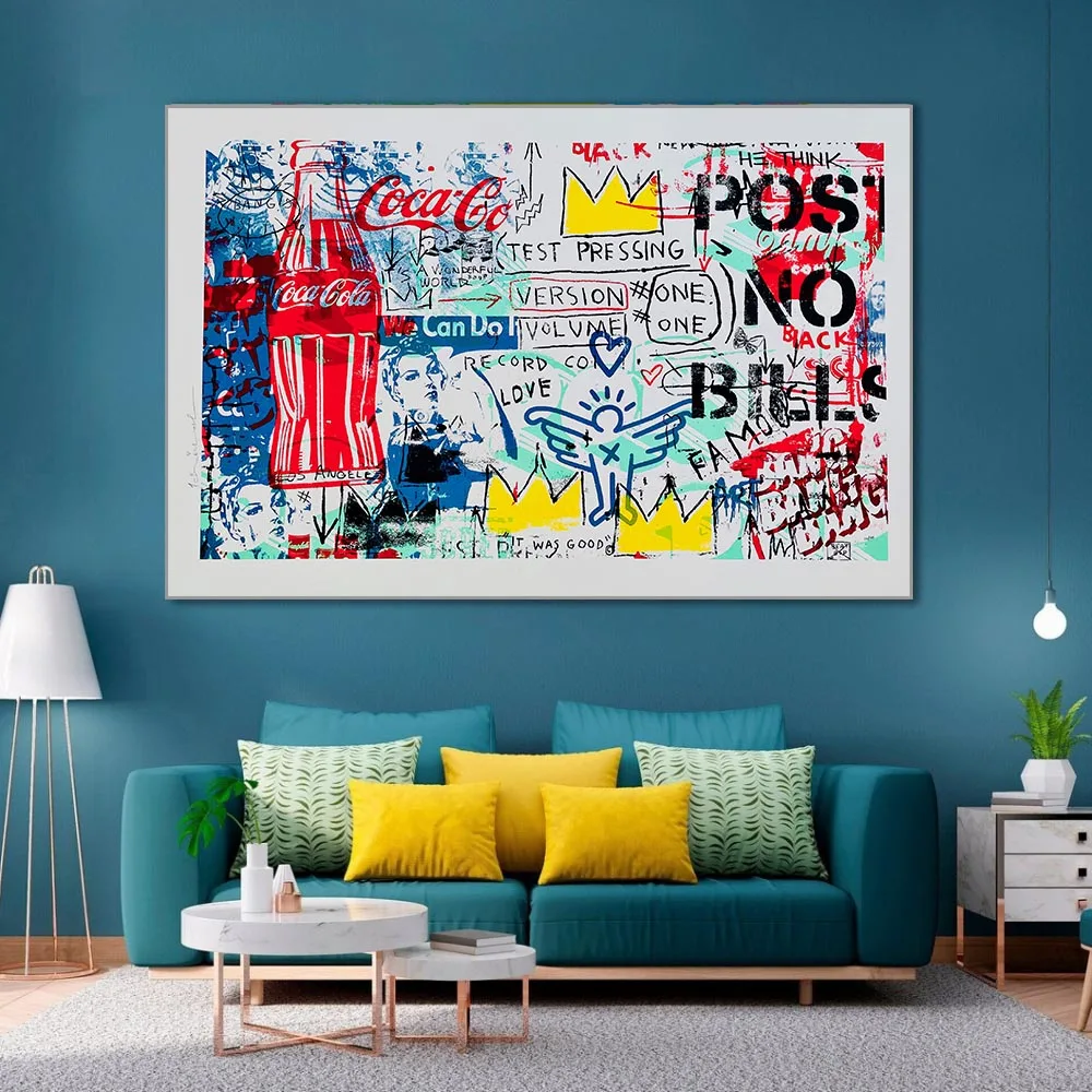 

Banksy Artwork No Posts No Bills Graffiti Print Pop Art Canvas Painting on The Wall Art Poster and Print Picture Home Decoration