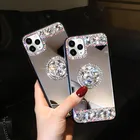 Блестящий чехол с кольцом для макияжа для VIVO X60 X50 Pro Y31 Y51 2020 Y30 Y20 Y50 Y51S Y52S Y70S S6 S7 S9 IQOO 3 U1X U3 Y19 U20 X27 Pro