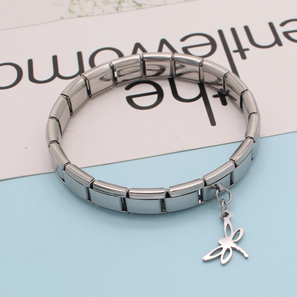 Hapiship новый оригинальный ромашка титановая сталь полый Стрекоза итальянский Шарм