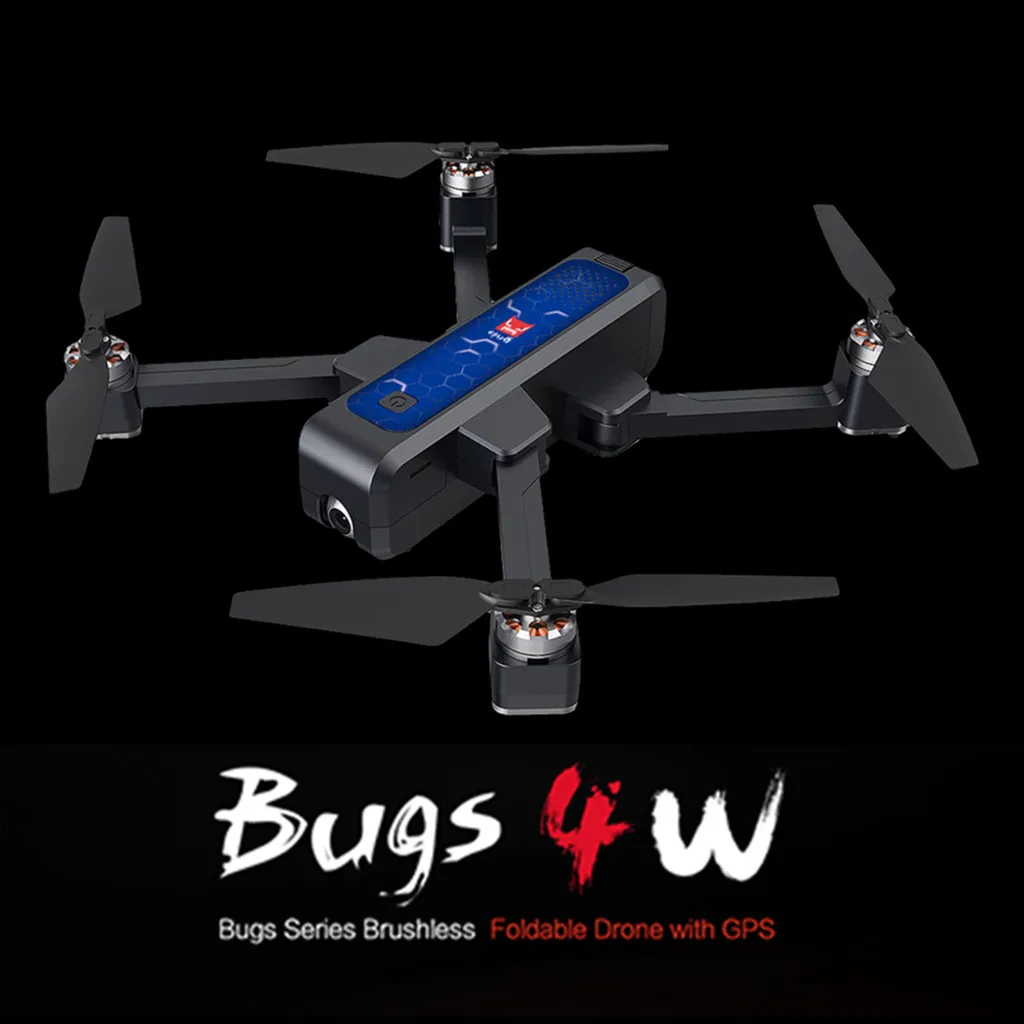 Подарки на год, игрушки для детей, игрушки для мальчиков, MJX Bugs 4 W B4W 5G wifi FPV gps, бесщеточный складной Радиоуправляемый Дрон с камерой 2K HD