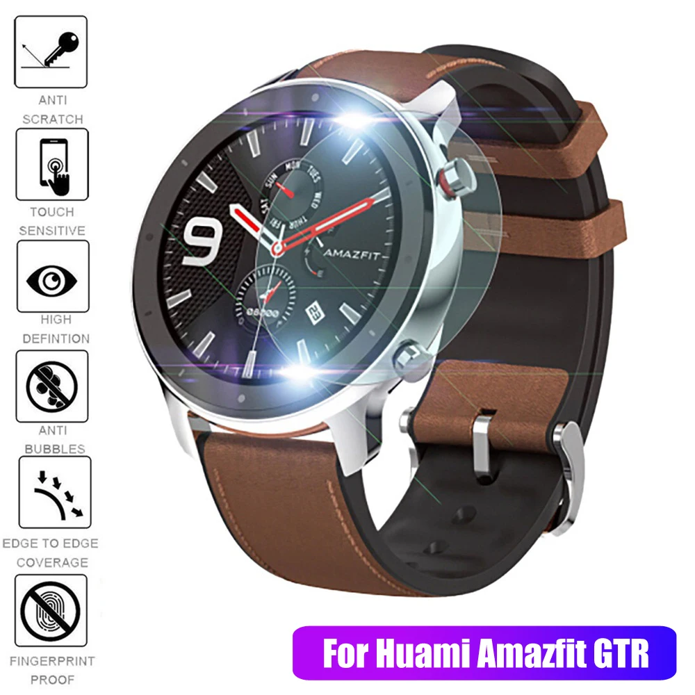 1 шт. жесткая защитная пленка из закаленного стекла для Huami AMAZFIT GTR 42 мм 47 2.5D