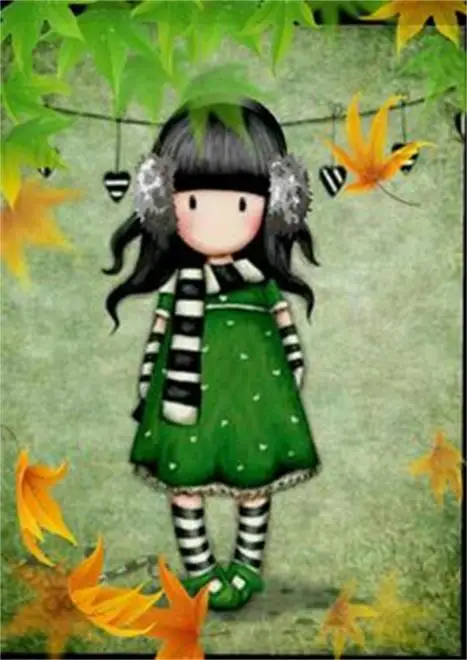 5D алмазная живопись сделай сам мультяшная девушка принцесса домашний декор