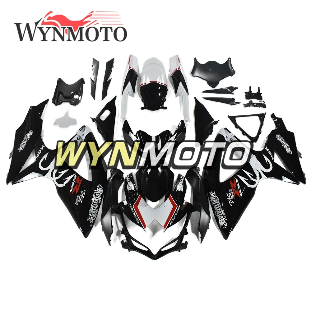 

Полный набор обтекателей для GSXR600 GSXR750 2008 2009 2010 08 09 10 K8 ABS инъекция белый и черный комплект кузова