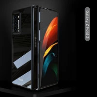 for samsung galaxy z fold 2 case ultra thin bright hard cover for samsung z fold2 5g coque anti knock 360 full protection capa