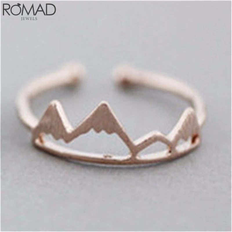 ROMAD горное кольцо Регулируемый кольца для женщин Свадебные обручальные