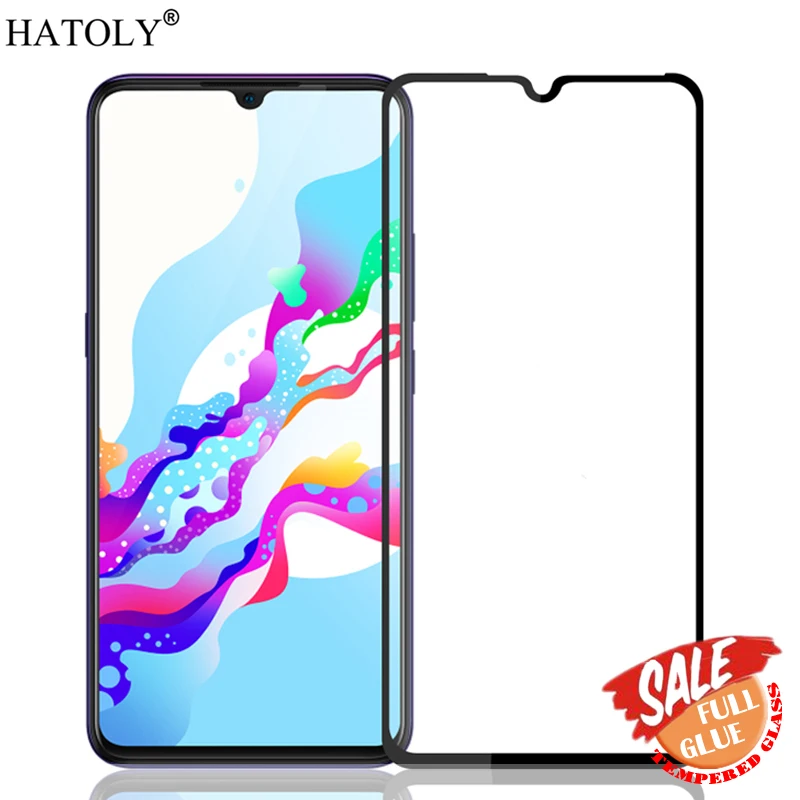 Полное покрытие клея для стекла Vivo Z5 Защита экрана BBK закаленное стекло защитное