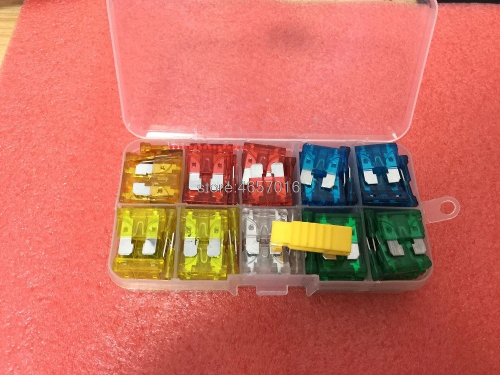 

100pcs Car Fuse Assortment Set Auto Truck SUV Boat Regular ATO Standard ATC Kit