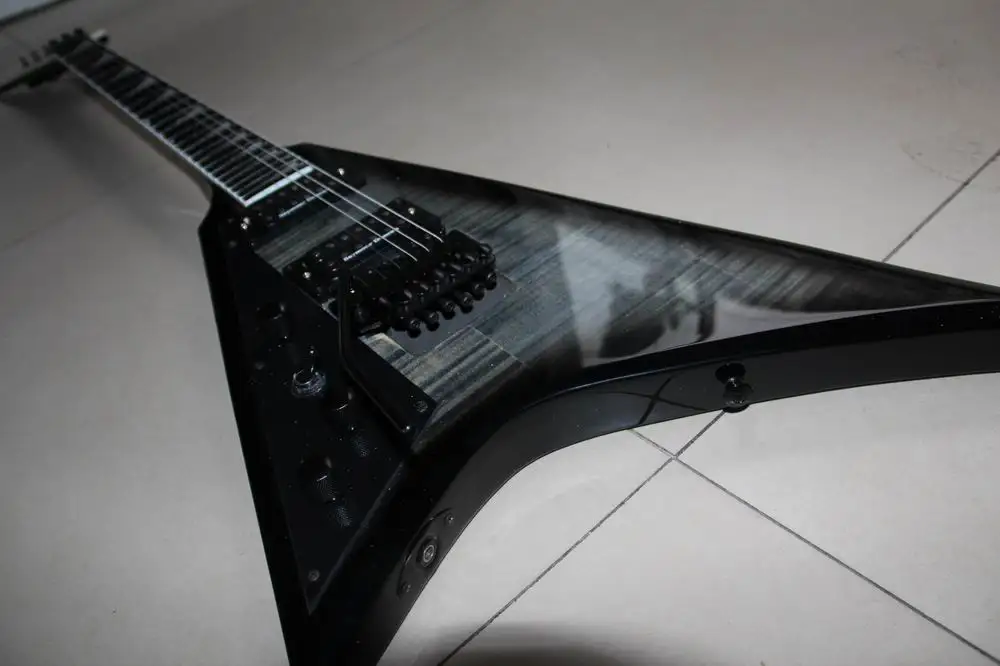 Новая модель левшей электрогитары Arrilavl Jackson высшего качества с древесным углем