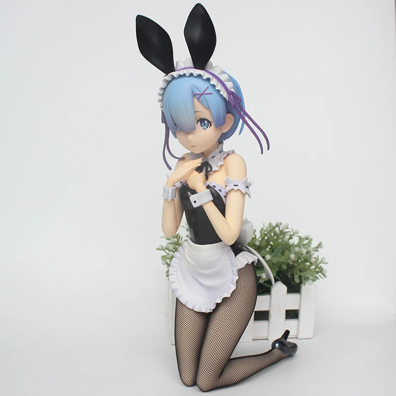 1/4 Re: жизнь в другом мире от Zero Bunny Girl Ver. Экшн фигурки из ПВХ Ram Rem аниме