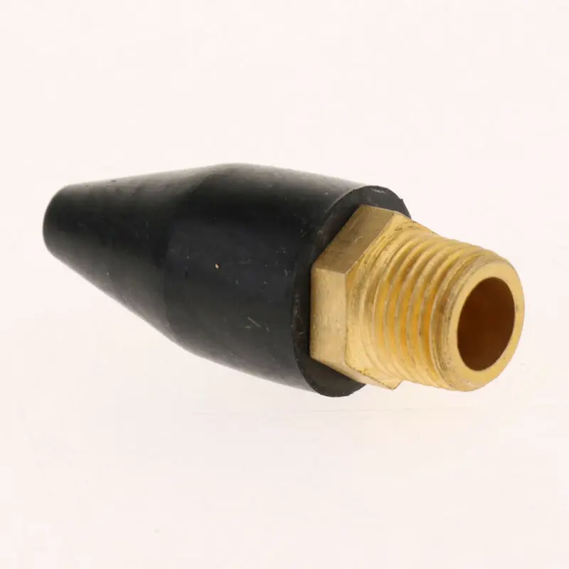 

Rubber Nozzles 10Pcs Rubber / Brass Safety Tip Nozzle For Capri Air Blow Tools 1/8 NPT Male Pneumatic Tool Accessories