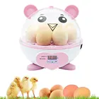 Мини-инкубатор для 9 яиц, ручной инкубационный Брудер для поворота куриных, перепелок, птиц