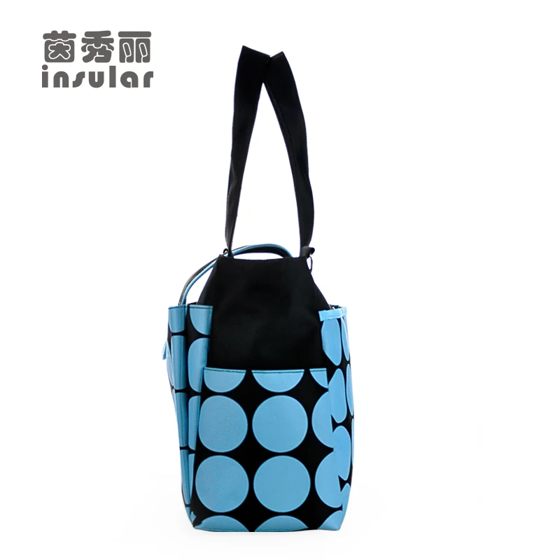 

Insular Mummy Nappy Bag Large Capacity Shoulder Bags Baby Changing Bag For Mom Blue Pink Designer Nursing Maternity Diaper Bags