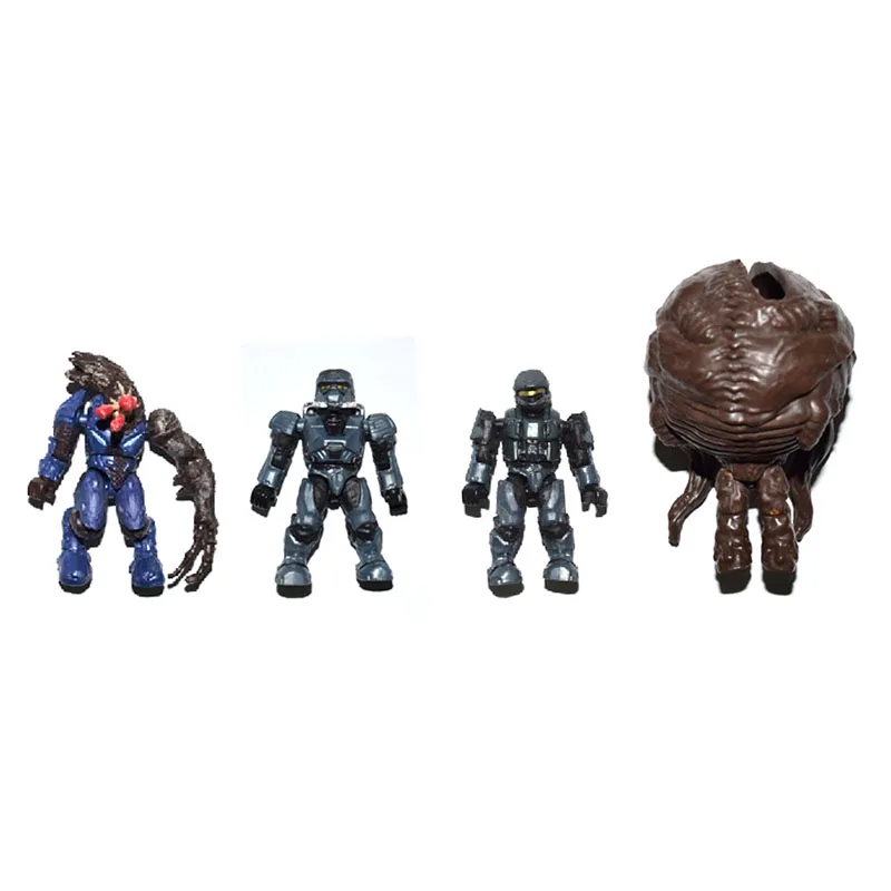 Mega Blocks HALO Covert Ops EOD Spartan Scout Flood Elite Carrier свободная экшн фигурка|Игровые фигурки и