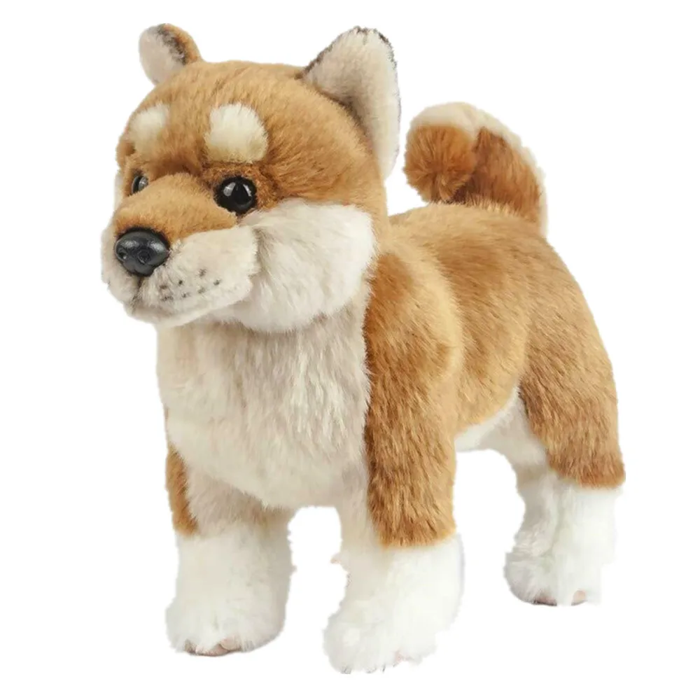 

Lovely Stand Shiba Inu Simulated Plush Doll Stuffed Animals Toy 11 Inch Christmas Gift