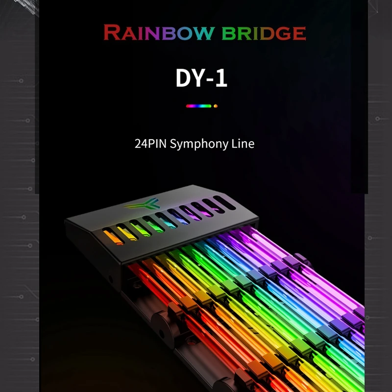 Удлинительный кабель JONSBO PSU крышка для магистральных каналов RGB Радужный мост
