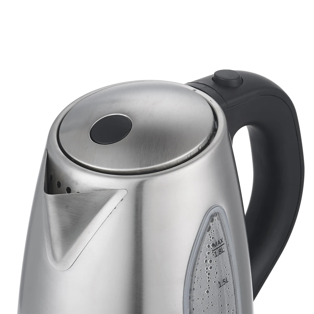 

US Standard HD-1802S 110V 1500W 1.8L Stainless Steel Electric Tea Kettle with Water Window