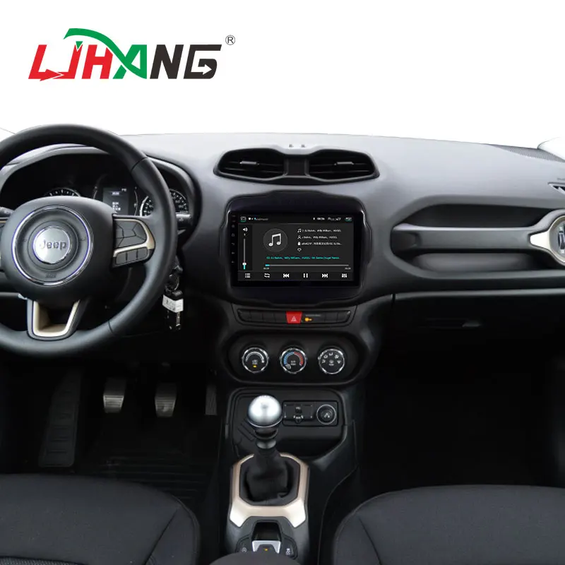 LJHANG Car Multimedia Player Android 10 For JEEP Renegade 2016 2017 2018 Radio Stereo GPS Navigation 2G+32G Automotive Video | Автомобили