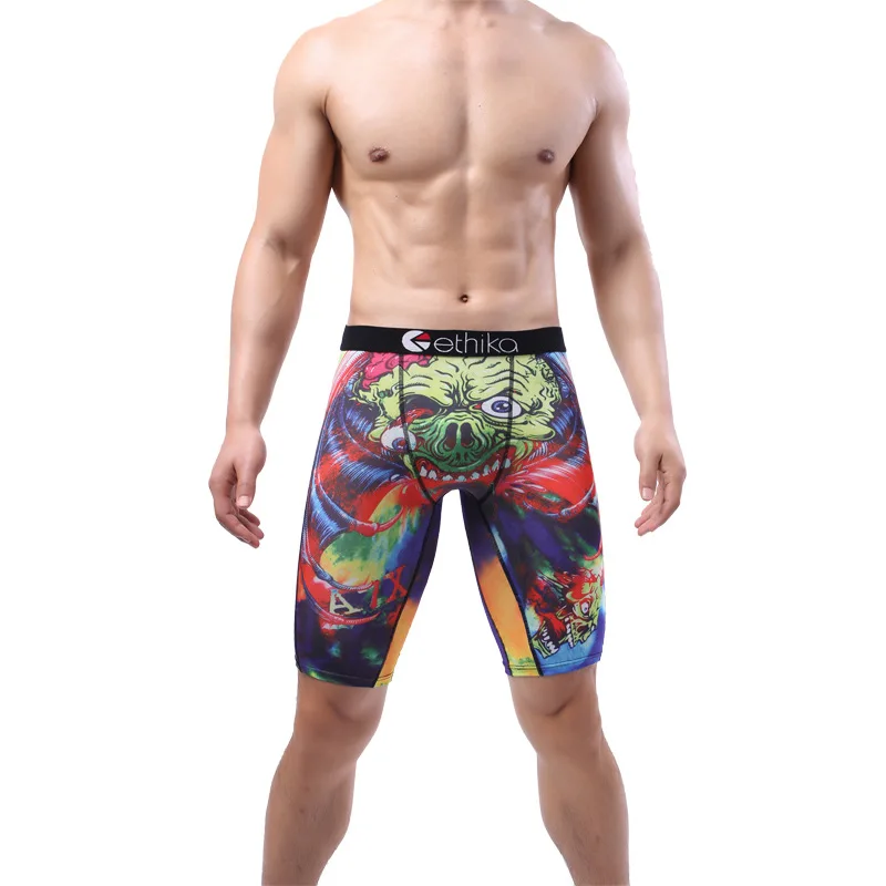 

Ethika Boxers Briefs Men Fashion Print Men's Boxer Pants Sweat Wicking Breathable and Comfortable Men's Underwear