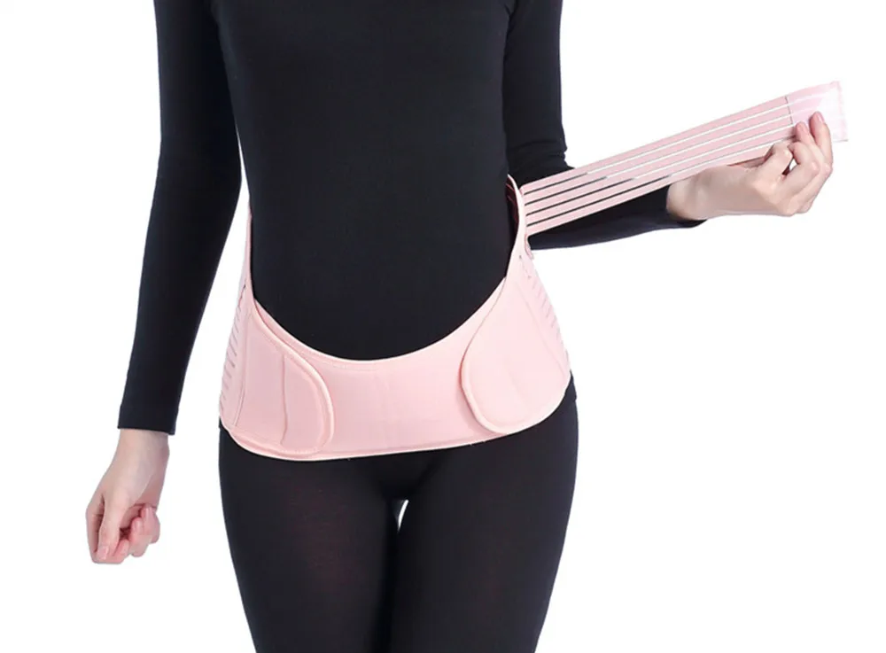Cintur&oacute;n de maternidad ajustable para Mujer, banda para la cintura, soporte para el vientre, ropa de embarazo-3
