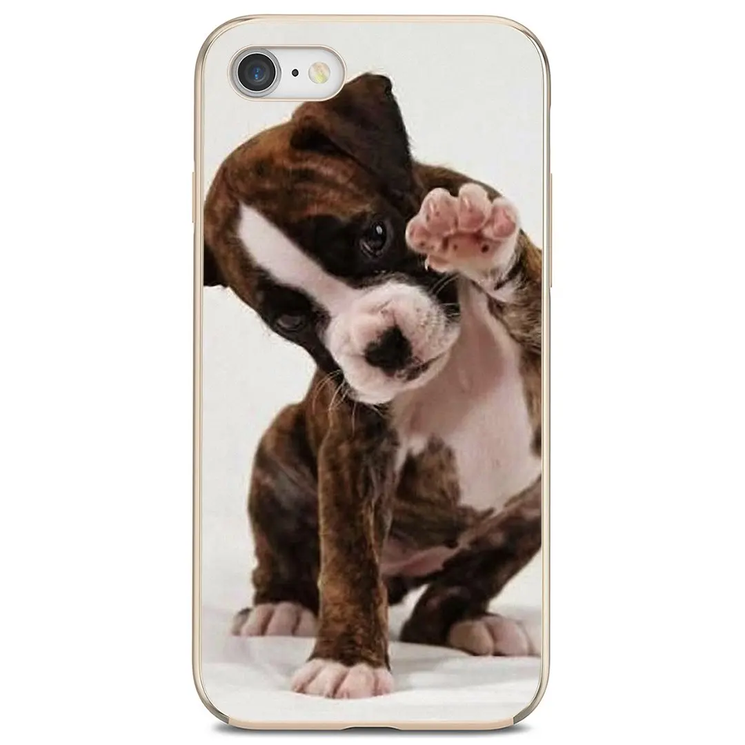 Силиконовый чехол для телефона боксерские собаки Щенки Samsung Galaxy A9 A8 Star Lite A3 A5 A7 A6