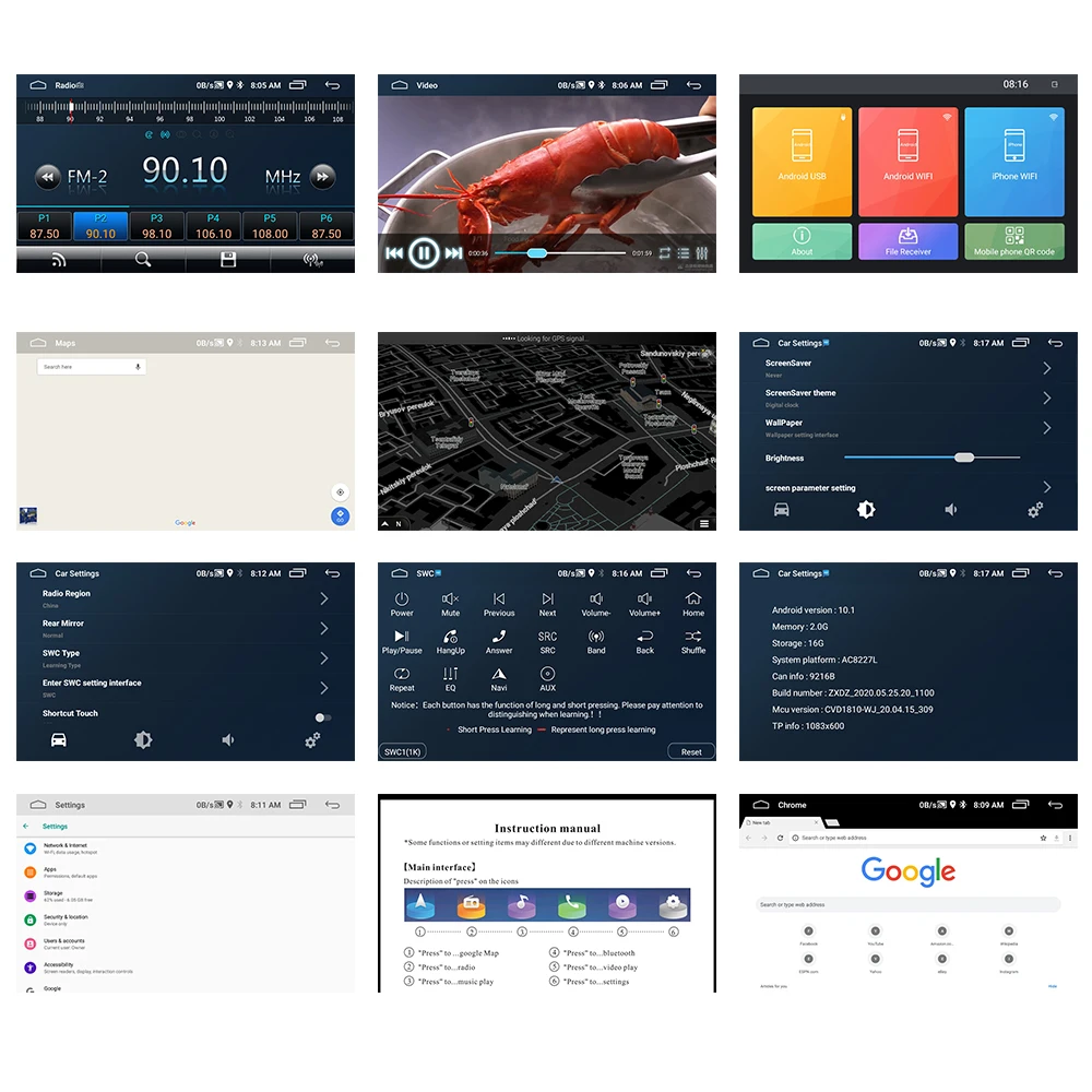 Автомагнитола AMPrime 7 дюймов Android 10 1 GPS-навигация Bluetooth Wi-Fi | Автомобили и мотоциклы