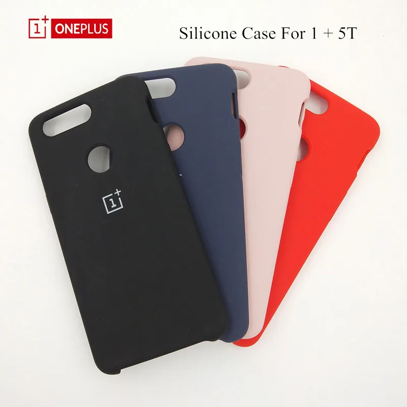 Чехол Oneplus 5 T жидкий силиконовый мягкий Оригинальный чехол накладка для One Plus A5010 с