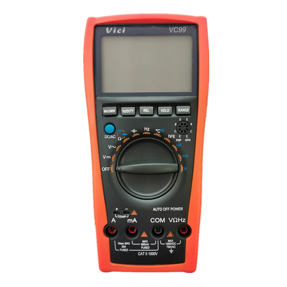 Цифровой мультиметр Vici VC99 6000 цифр Автоматический диапазон 20 А ток