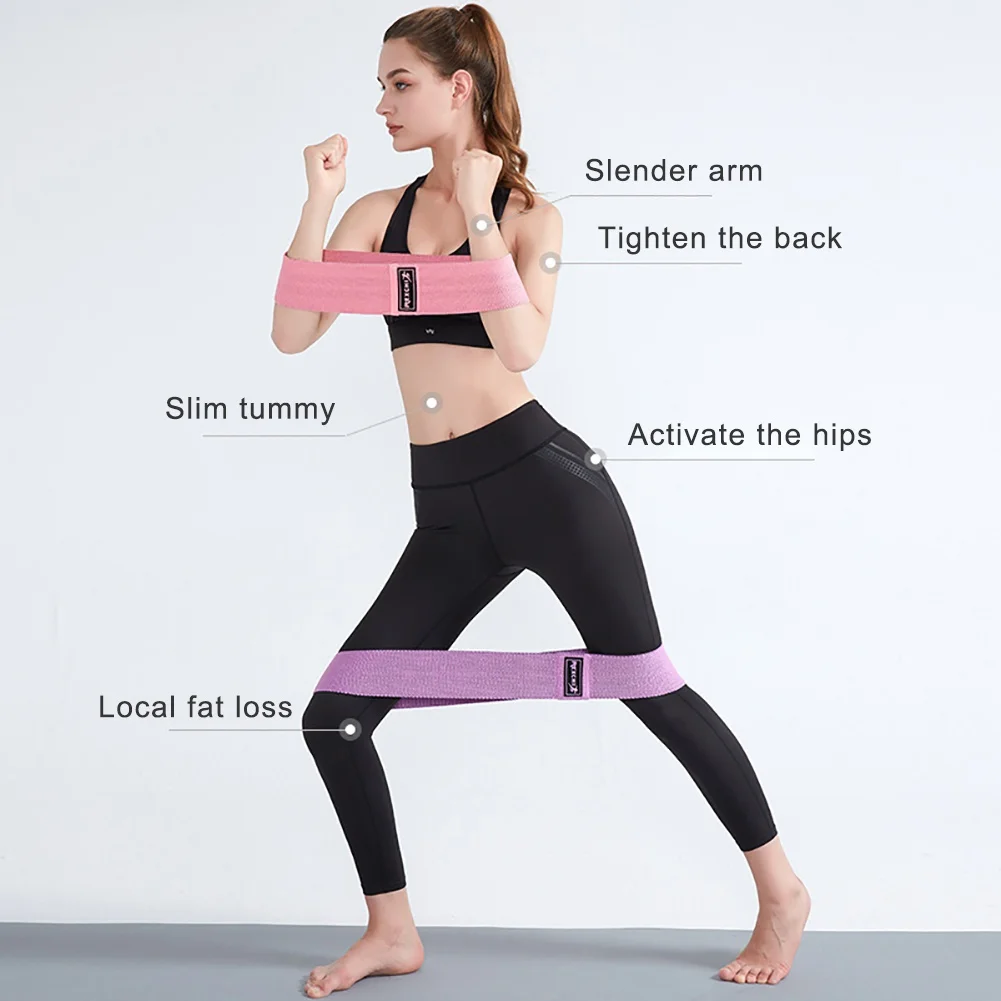 

Resistance Band Durable Hip Belt Yoga Non-Slip Gym Fitness Rubber Band Fitness Elastic Band Butt Lift