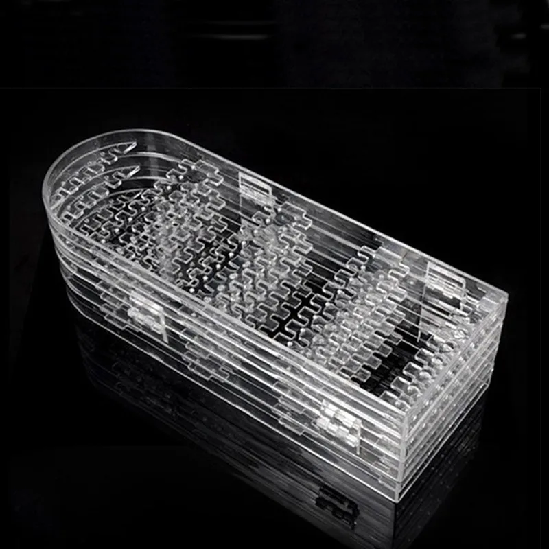 Органайзер для ювелирных украшений 5 панелей акриловый держатель сережек макияж