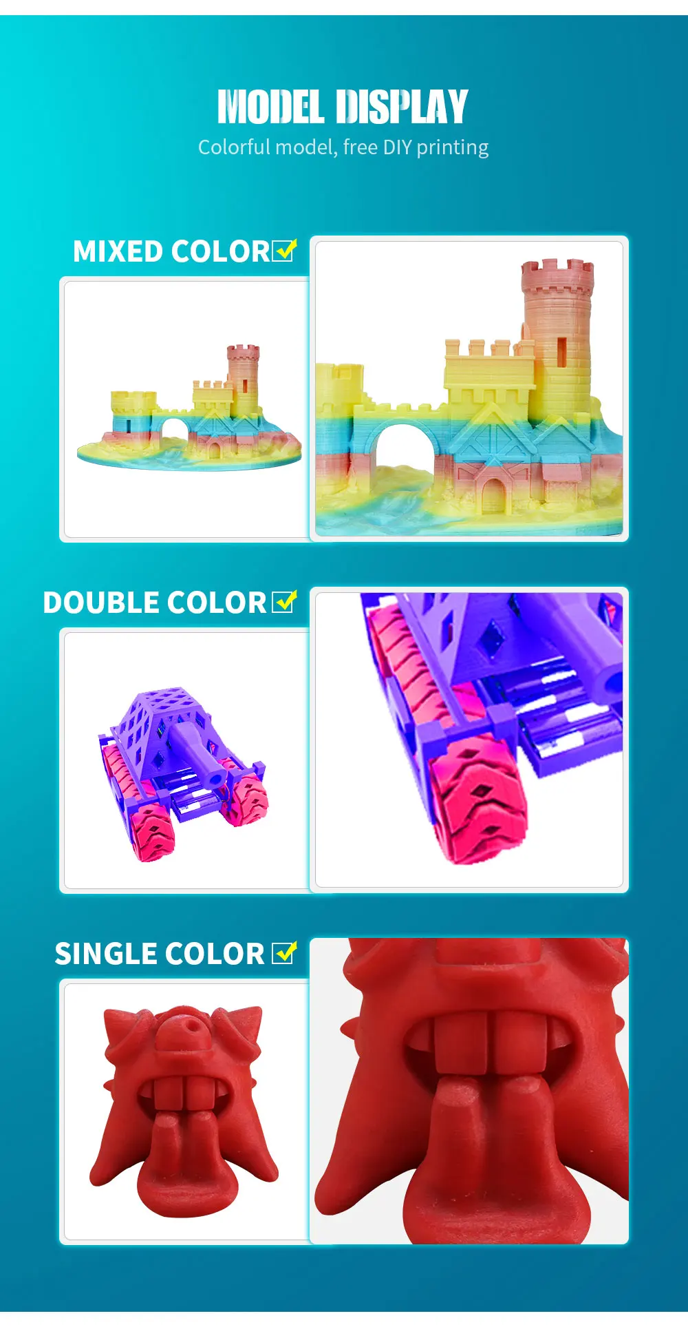 TRONXY X5ST-500-2E 3D размер печати 500* 500* 600 мм принтер полностью металлический сенсорный экран 3d drucker для продажи