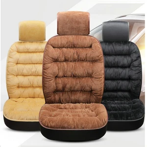 winter thicken car seat covers universal fit soft non slide cushion quality luxury car interior for vehicle auto seat protector free global shipping