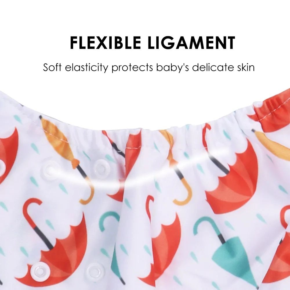 

4pcs/Set Infant Washable Eco-Friendly Cloth Diaper Ecological Adjustable Nappy Reusable Diaper 0-2year 3-15kg Baby Nappy Pants