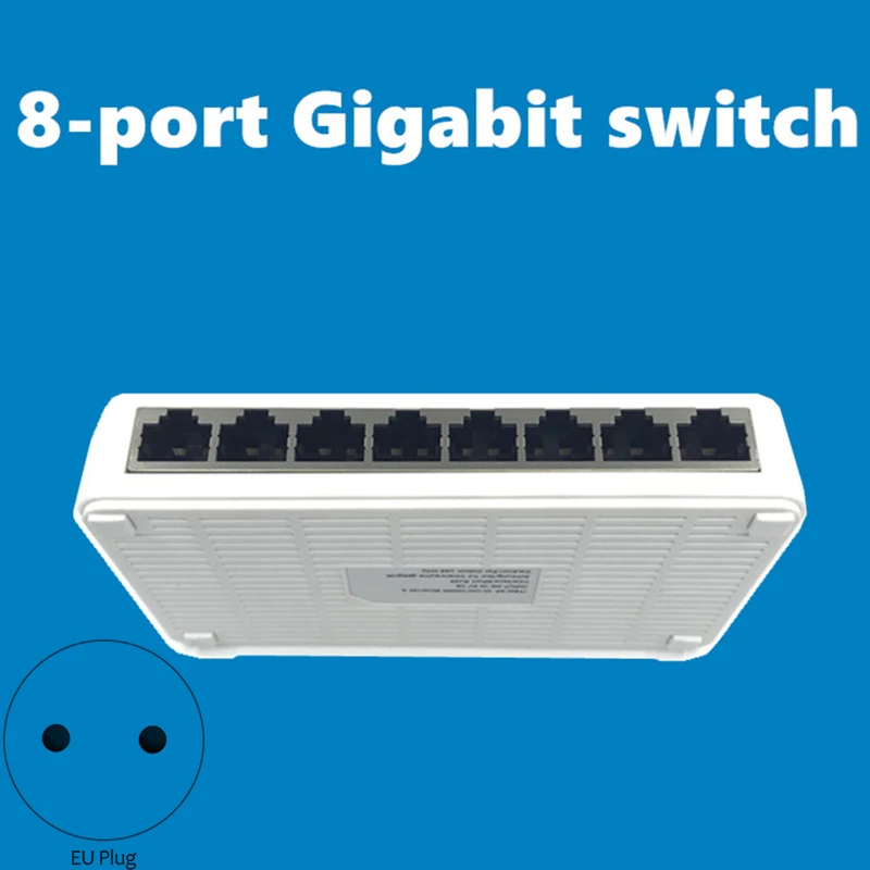 Новая модель 8 Порты и разъёмы гигабитный коммутатор для рабочего стола RJ45