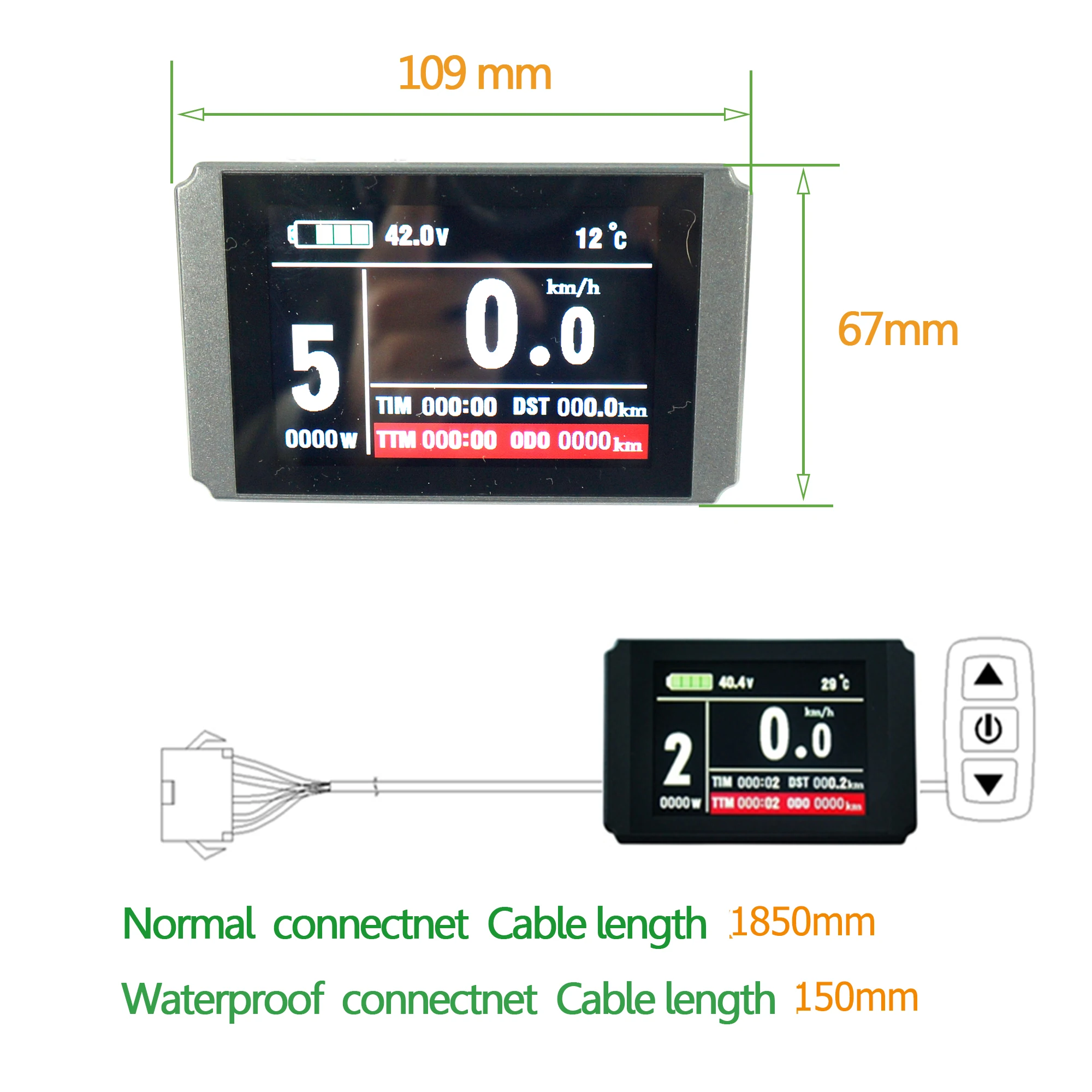 Okfeet Новое поступление аксессуары для электрического велосипеда KT-lcd8h дисплей электровелосипед Lcd Ebike наборы