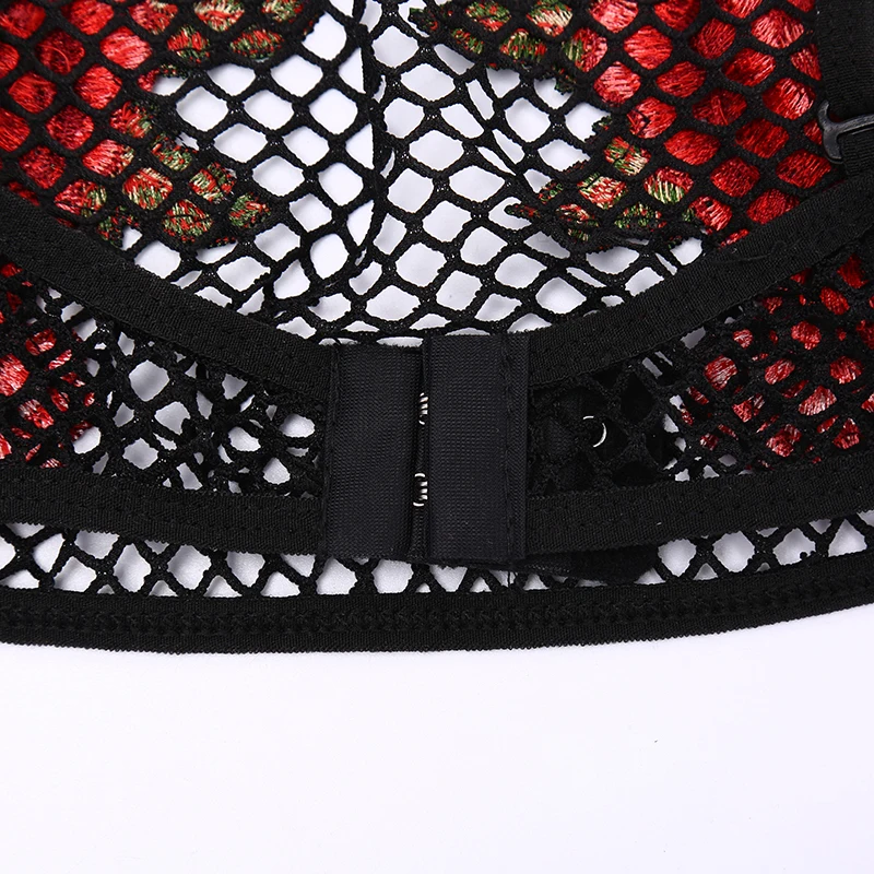 

Sexy Women's Bra Rose Embroidered Crop Top Beach Swimwear Bralette Unpadded Bra