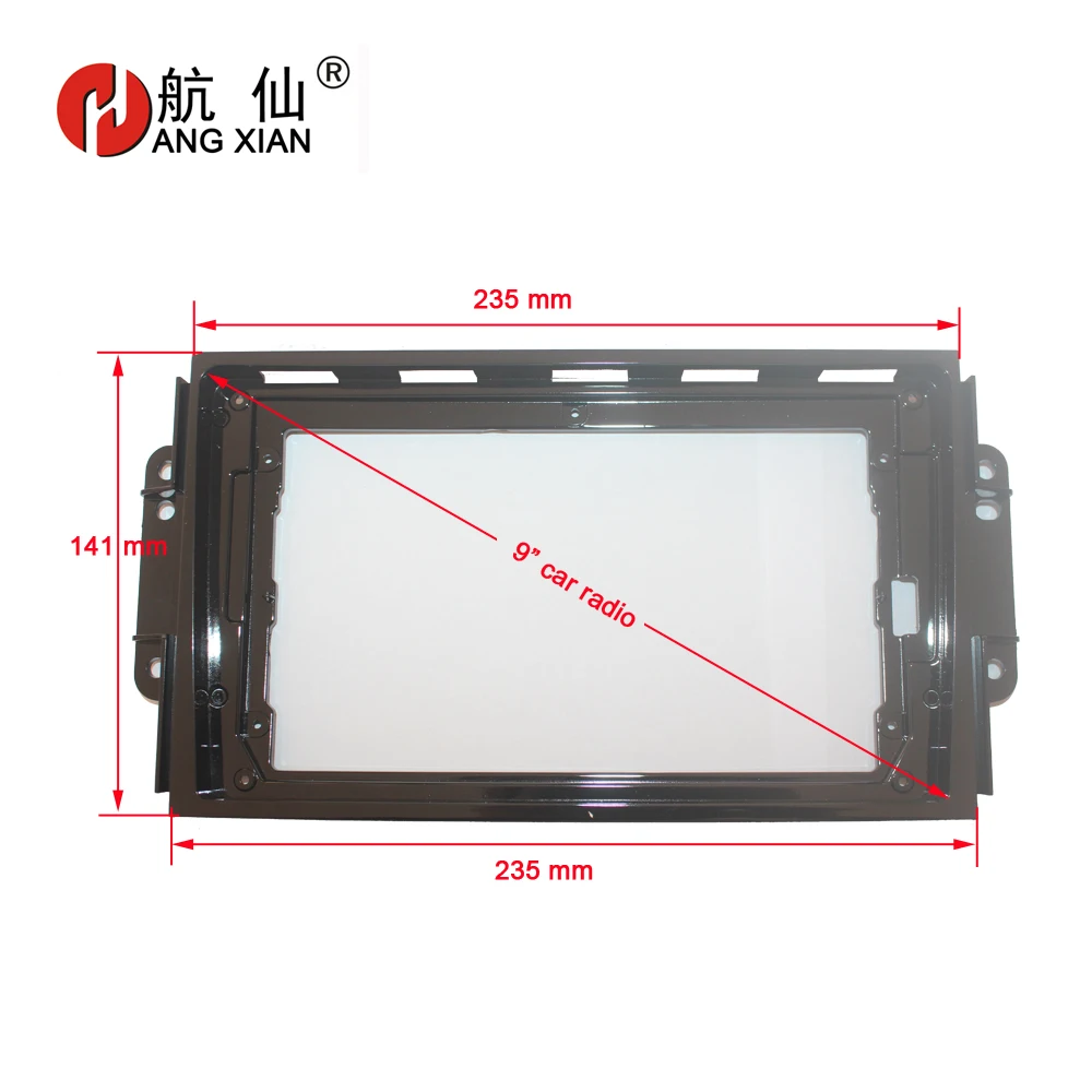 

HANGXIAN 2 Din Car Radio Fascia frame for Chery Tiggo 3 2016 car DVD GPS Player Panel Dash Kit Installation Frame Trim Bezel