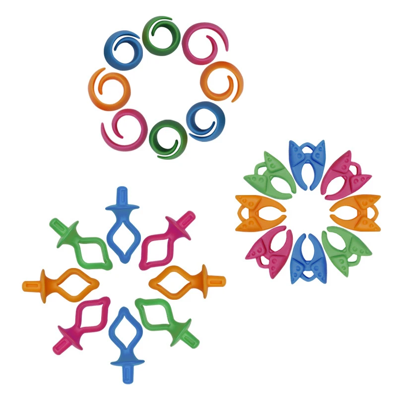 MIUSIE 24 шт. силиконовые зажимы для шпули набор зажимов фиксации вышивка стеганая и