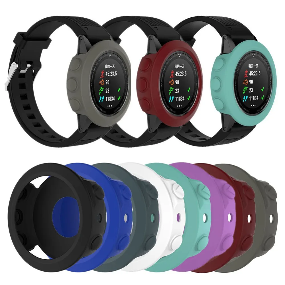 Премиум силикон для Garmin fenix 5 5S 5X браслет часы силиконовый мягкий защитный чехол
