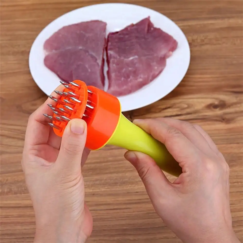 

1PC Professional Meat Tender Meat Needle Steak Meat Hammer New Hot Orange Meat Meat Tenderizer Needle Hammers