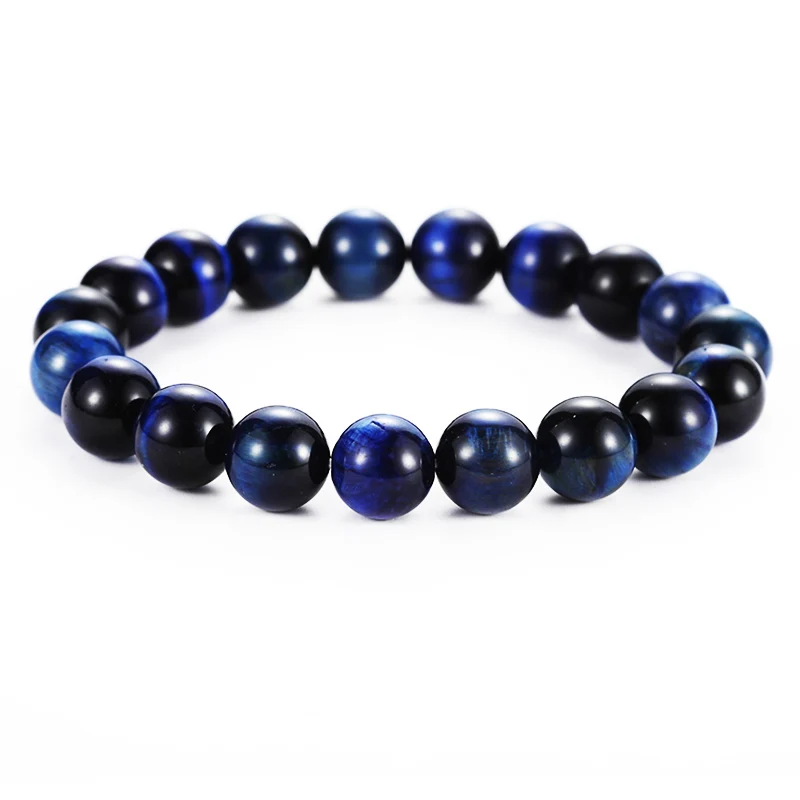 2020 высококачественный мужской модный браслет из натурального материала синий