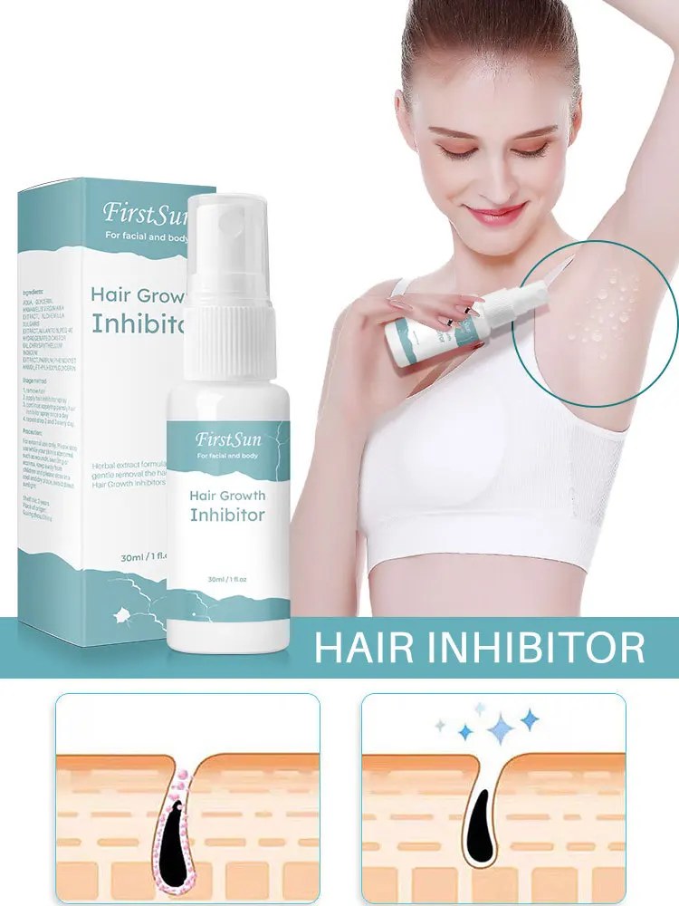 1 шт. 30 мл крем для удаления волос нейтральный ингибирующий спрей естественная
